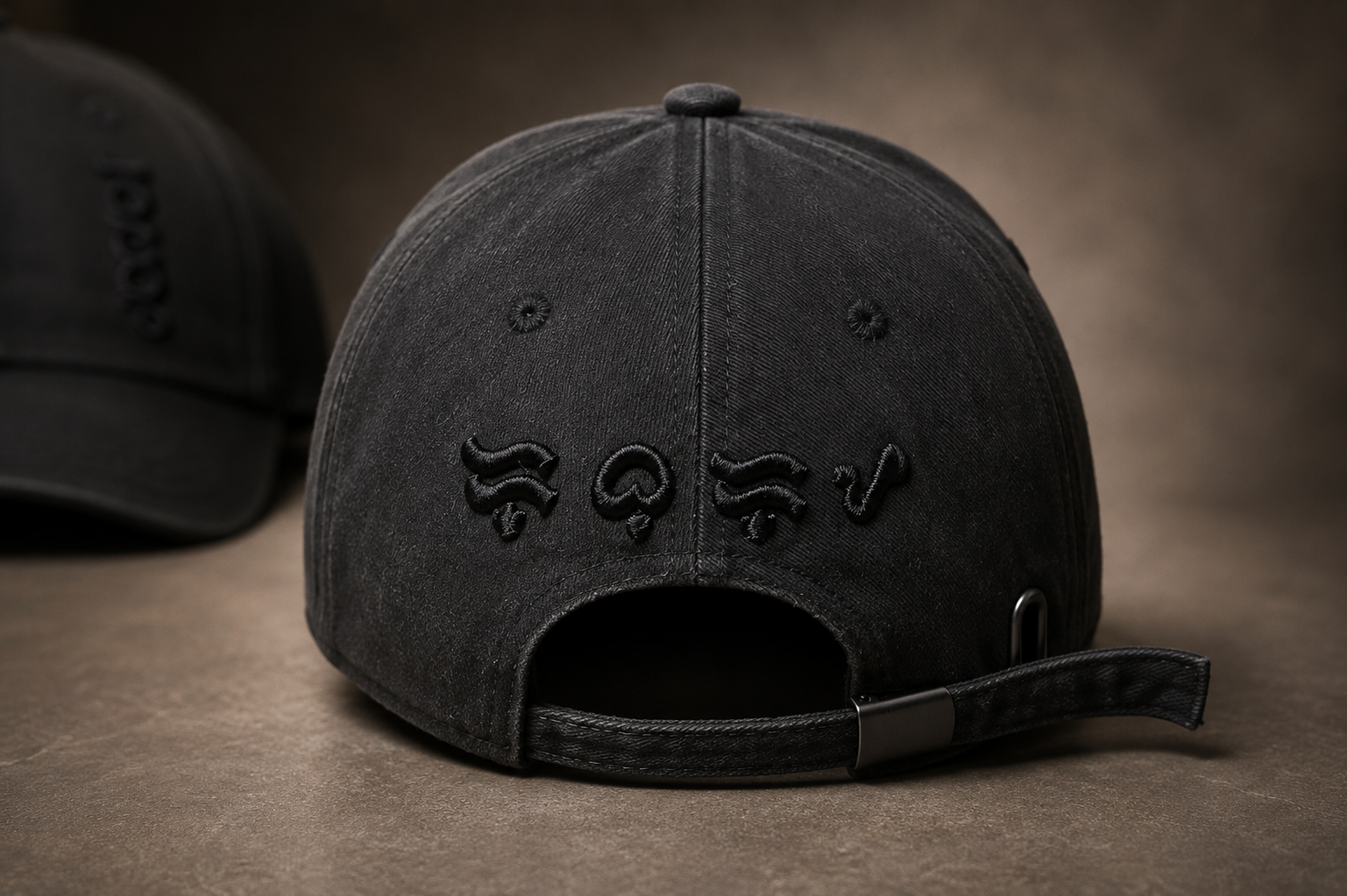 The SHIELD Cap in Washed Charcoal